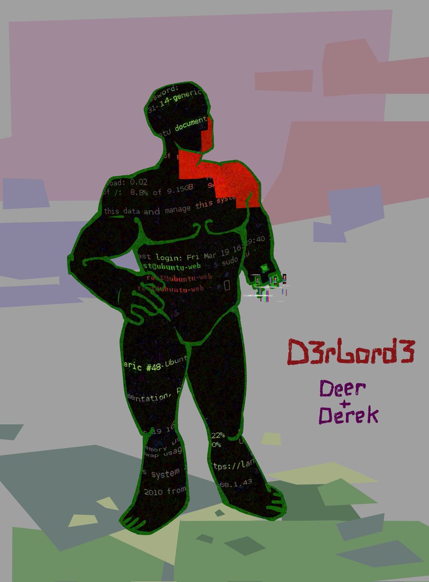 _Annuran's tweet photo. Derek wanted to hack the game, but ended up hacking himself. The hand is bugged, and a critical error is lit on the body.
Avery was a slime, he ate players and thus gained intelligence and began to imitate them. Other players fear Avery because of his passion for PvP.

#minecraft https://t.co/NW1kew9LV8