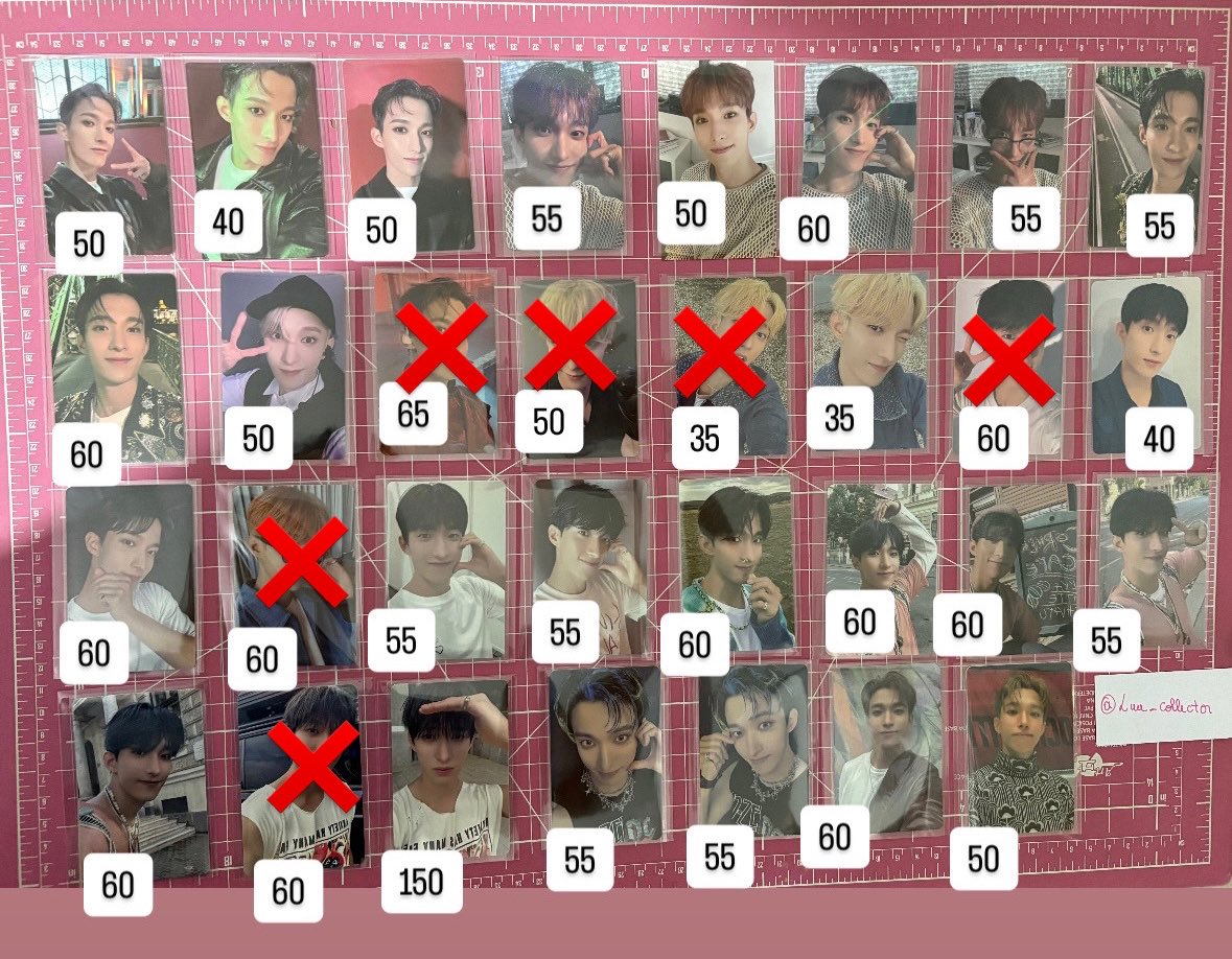 lua_collector's tweet photo. ATUALIZAÇÃO 

*VENDO DROP DK/THE 8*

Valores na imagem + FRETE
Envio em até 20 dias úteis
Frete a calcular
Vendo a partir de 2 cards.
Tenho muitos cards além desses: regulares, japoneses e outras pobs. Se quiser me manda sua WL que vejo se tenho o card desejável. https://t.co/qkN9WEc1v6
