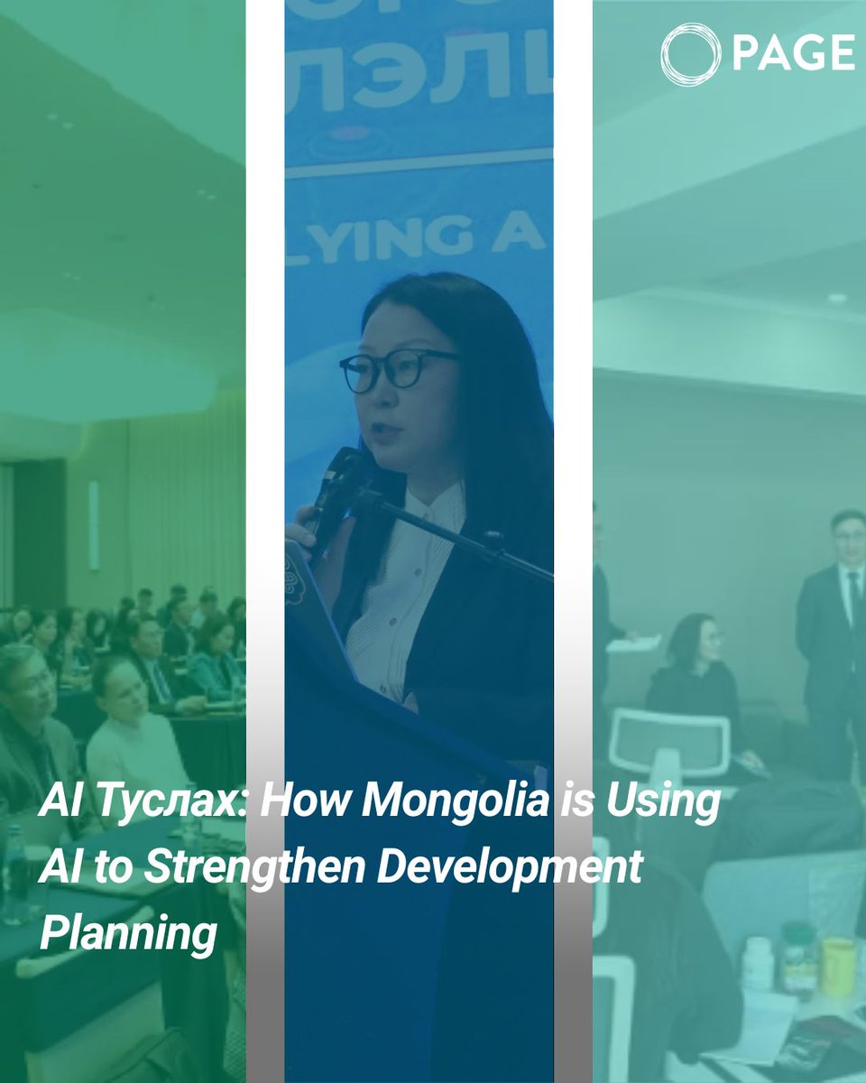 _un_page's tweet image. With #PAGE support, new methodologies for the 2026–2030 Five-Year Development Guidelines are improving policy coherence by linking #SustainabilityCommitments directly to measurable indicators through #Mongolia's new “AI Туслах” (AI Assistant)

🔗Read more: f.mtr.cool/nvjvyuorww