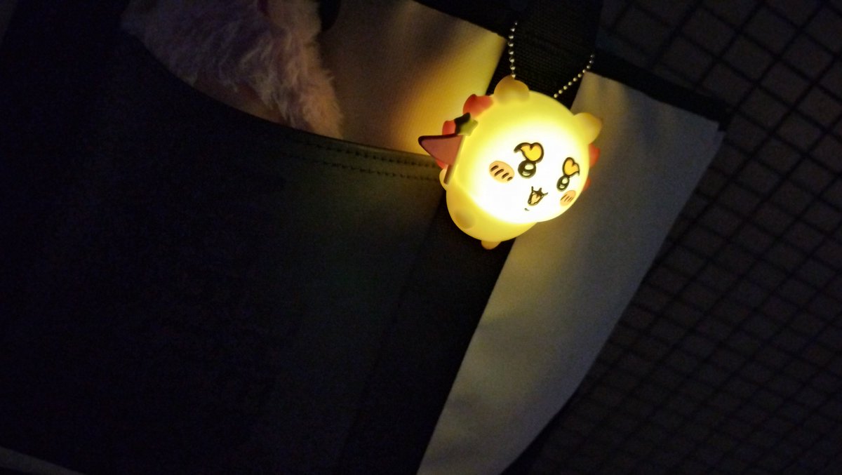 okarin4788's tweet photo. ちいかわパーク限定のこれ、1個しか買わんかったけどもっと買えばよかった！！

夜めっちゃ最高やん！ https://t.co/JRgKidXmgw