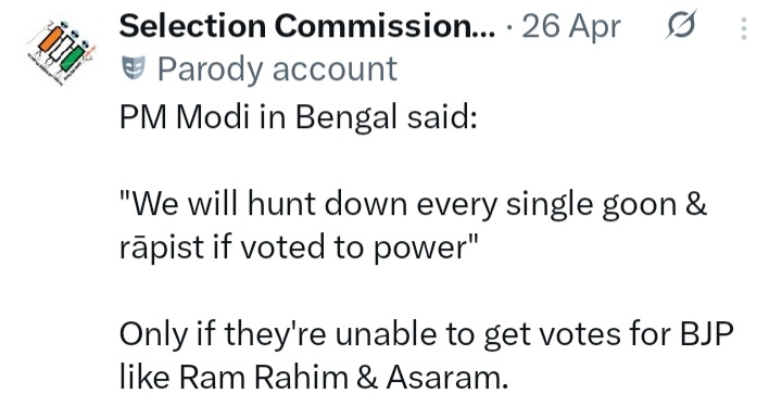 Selection Commission Of India (Commentary) tweet media