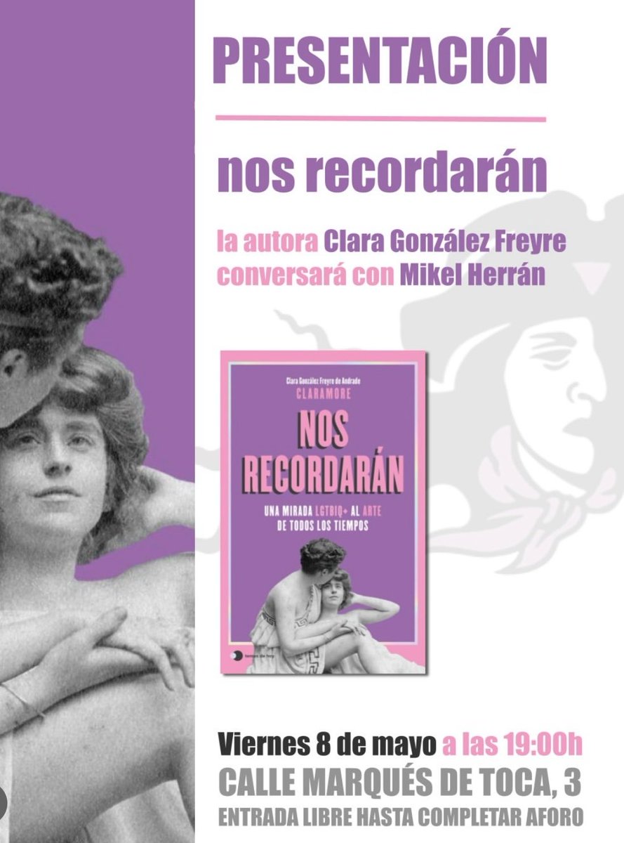 Claramore_'s tweet photo. Oye, gentecilla por Madrid, esto es este viernes. Y estoy mejor acompañada imposible, por mi más no menos que @PutoMikel. Es en @MaryReadLibre y a mí me gustaría que fuera más una conversación sobre proceso creativo ya que Mikel también ha sacado libro, pero ya se verá 🫂 https://t.co/u9q8BwDves