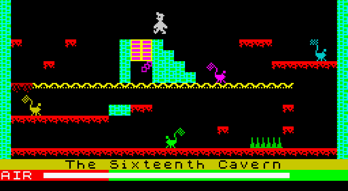 MaxwellsRetro's tweet image. Manic Miner on the ZX Spectrum 48K! An absolute platforming masterpiece. Those catchy tunes, challenging caverns, and crazy creatures. A true 8-bit icon that defined a generation!

#ZXSpectrum #ManicMiner #RetroGaming #ClassicGames