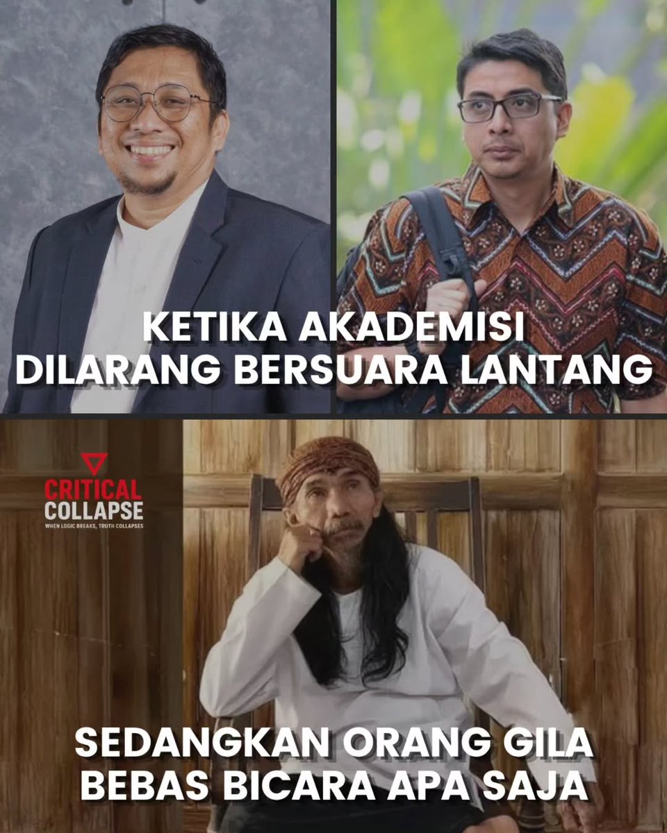 SabrinaAyu75052's tweet photo. @tempodotco Negara inikan hanya ajang aji mumpung untuk orang2 yg duduk dikekuasaan..setelah lengser dari kekuasaan semua akan jadi sandra politik oleh kekuasaan penggantinya atau jadi alat politik orang sebelumnya agar tetap dalam lingkaran kekuasaan, efeknya semua sistem aburadul https://t.co/lepMnsnxxJ