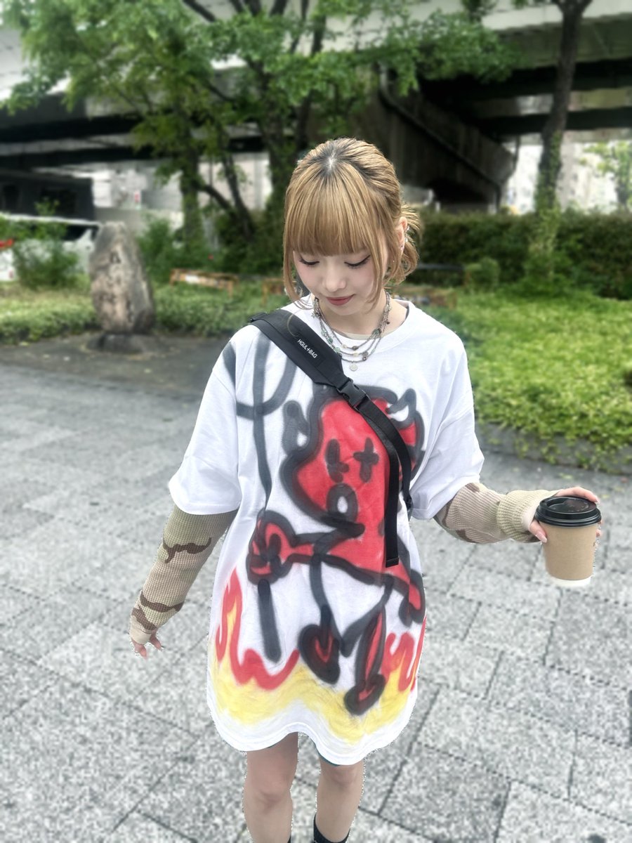 TシャツXXLサイズだから 君とも共有できます👕👥❤️‍🔥笑