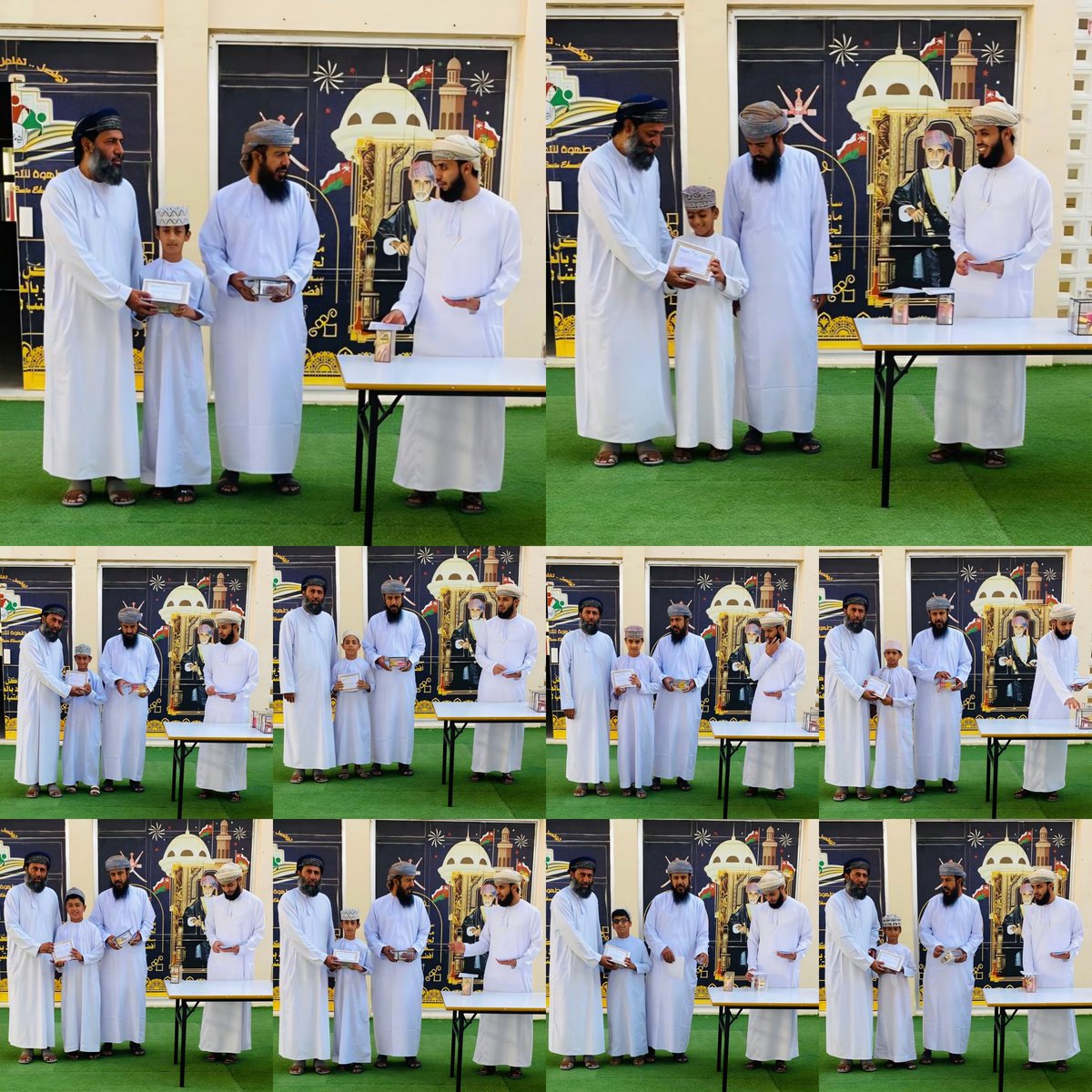 EduGovSsq5405's tweet photo. #تعلم_مستدام 

كرّم الأستاذ محمد العلوي خلال الطابور الصباحي بمعية مدير المدرسة الأستاذ مسلم المزامي ومنسق المادة الأستاذ جمعة العلوي طلبة الصفين الخامس والسادس لتميزهم في مادة التربية الإسلامية ، كما شمل التكريم طلبة مبادرة "إرتقي بأخلاقي" تقديرًا لأخلاقهم وسلوكهم الإيجابي . https://t.co/vjtadIrCAO
