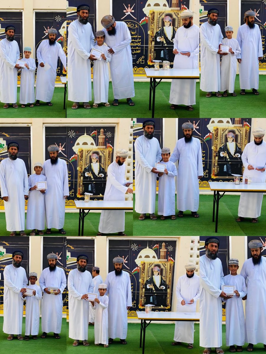 EduGovSsq5405's tweet photo. #تعلم_مستدام 

كرّم الأستاذ محمد العلوي خلال الطابور الصباحي بمعية مدير المدرسة الأستاذ مسلم المزامي ومنسق المادة الأستاذ جمعة العلوي طلبة الصفين الخامس والسادس لتميزهم في مادة التربية الإسلامية ، كما شمل التكريم طلبة مبادرة "إرتقي بأخلاقي" تقديرًا لأخلاقهم وسلوكهم الإيجابي . https://t.co/vjtadIrCAO
