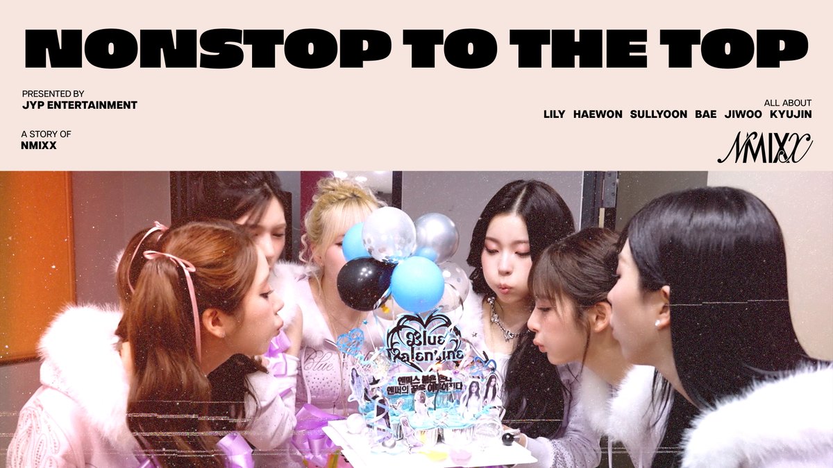 [🎥] NMIXX(엔믹스) Documentary ‘NONSTOP TO THE TOP’ CHAPTER 02

youtu.be/gUjtvgIP1Bw

NMIXX 5th EP “Heavy Serenade”
➫ 2026.5.11 6PM (KST)

🎼 Pre-Save &amp; Pre-Add &amp; Pre-Order
NMIXX.lnk.to/HeavySerenade

#NMIXX #엔믹스
#HeavySerenade
#NMIXX_HeavySerenade