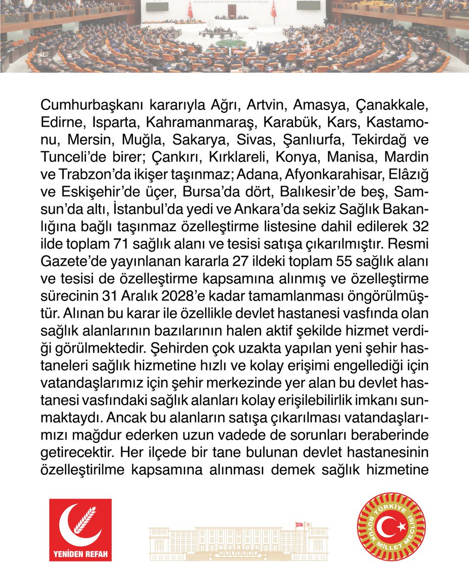 Yeniden Refah Partisi tweet media