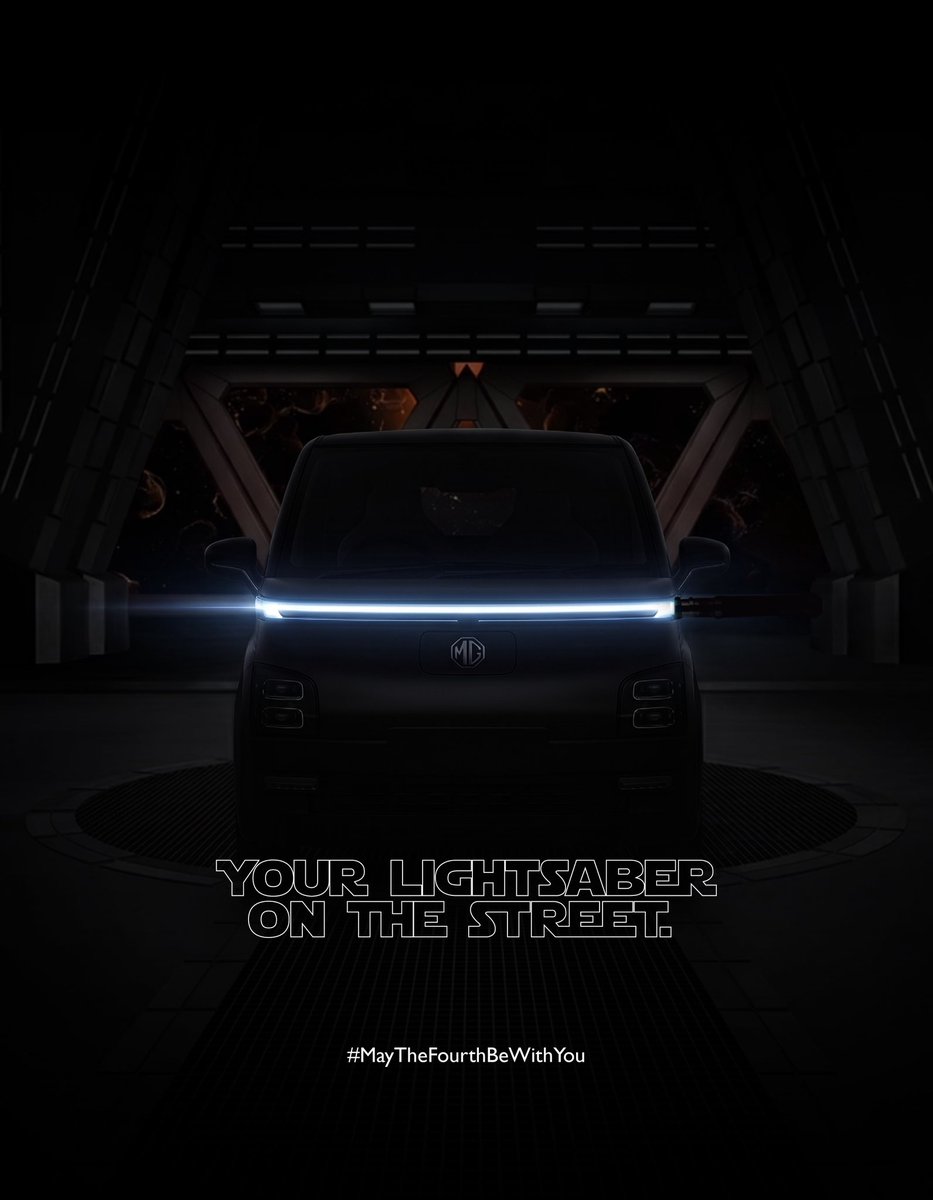 MGMotorIn's tweet photo. Not all sabers belong in galaxies far away.
#MayTheFourthBeWithYou #MGCometEV #MorrisGaragesIndia #MGMotorIndia #StarWarsDay https://t.co/TKEHiTUML0