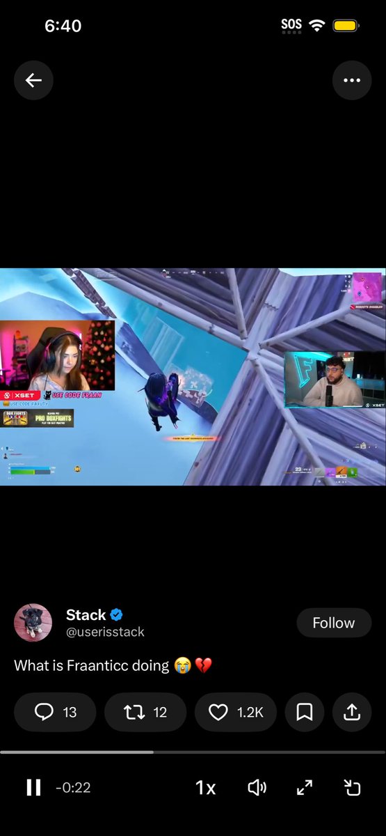 ftsk_blight's tweet photo. @userisstack Blaming her for these hit boxes. I’m not even a fan of competitive but like that’s some bullshit https://t.co/WPN1evQl0H