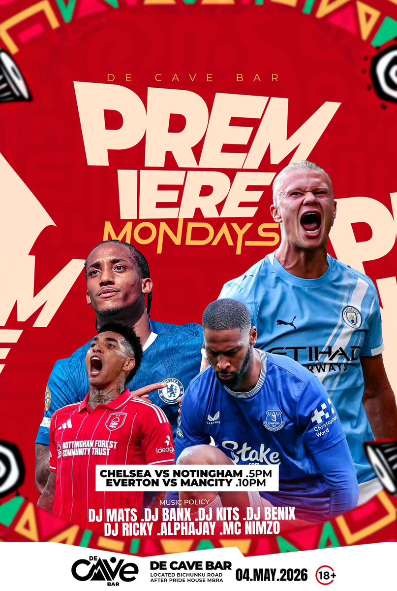 CruzErnest2's tweet image. Football 1st, vibes after ⚽🔥 At 📍DeCaVe Bar Tonite

Chelsea vs Notingham Forest @5Pm | Manchester City vs Everton @10PM. Watch it. Feel it. Celebrate it 🎉 All Nite

#PremiereMondays 

#Party #est_rvp #Monday #tüik #Vibes #PremierLeague