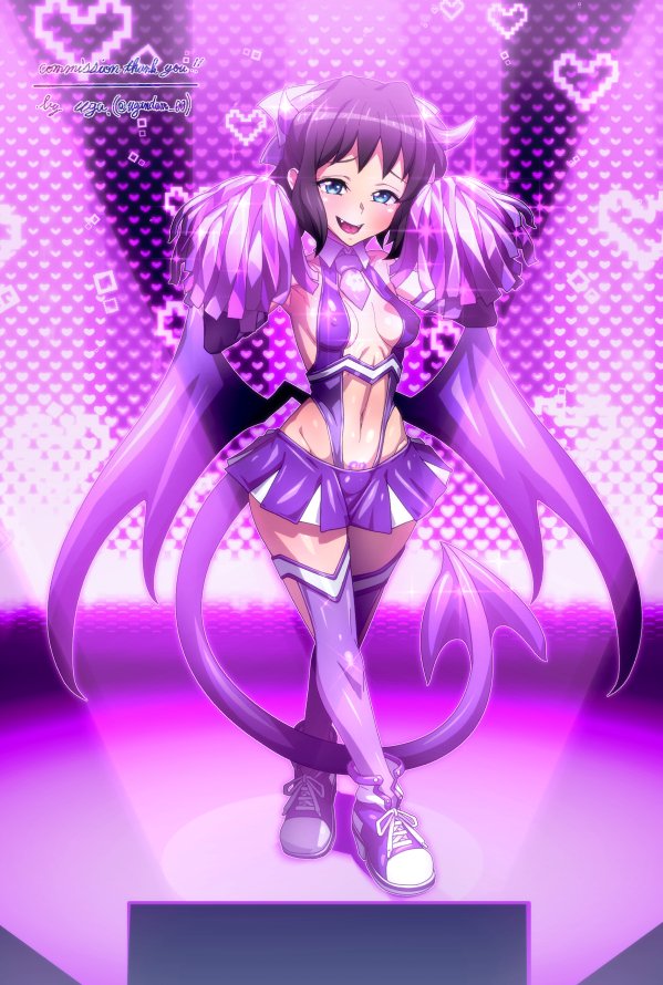過去にご依頼で描いた例のサキュバスチアコス装者 