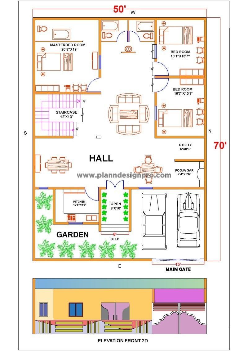 Planndesignpro's tweet photo. Download a free AutoCAD drawing of a residential house plan for a 50'x70' plot. 
#AutoCADDrawing #CADBlocks #CADDesign #ArchitectureCAD #AutoCADDetails #CADLibrary #TechnicalDrawing #FreeCADBlocks https://t.co/VWJfUMPxkS https://t.co/0K0oR0ZoWD