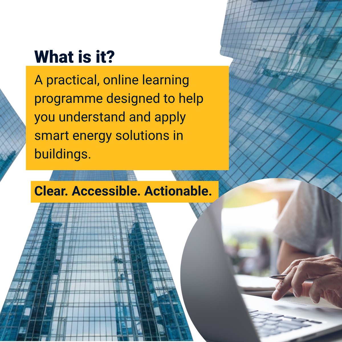 CollectiefP's tweet image. Want to understand how #buildings use #energy &amp;amp; how to improve them?

The COLLECTiEF e-learning program makes #SmartEnergy solutions simple &amp;amp; practical for building owners, energy professionals, public authorities &amp;amp; anyone interested in #EnergyEfficiency
🔗collectief-project.eu/activities