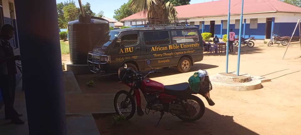 mackenziekenny's tweet photo. Students from African Bible University Lubowa Kampala, doing entrance exams at Lighthill Christian Primary school Kitgum Northern Uganda. Blessings and Thanksgiving.  Amazing Grace. https://t.co/wfO5HbA9Qf