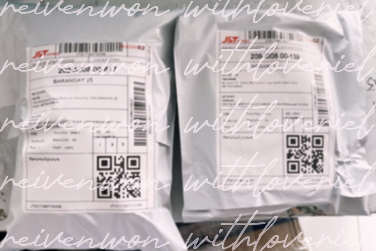 withloveriel's tweet photo. ( 📦 . . . ) re: shipment 

2 parcels have been dropped off at j&amp;t, tn’s sent via dm ~

thank you so much ☻ 

[ #rielupdates ] https://t.co/NGmuh5iUfT
