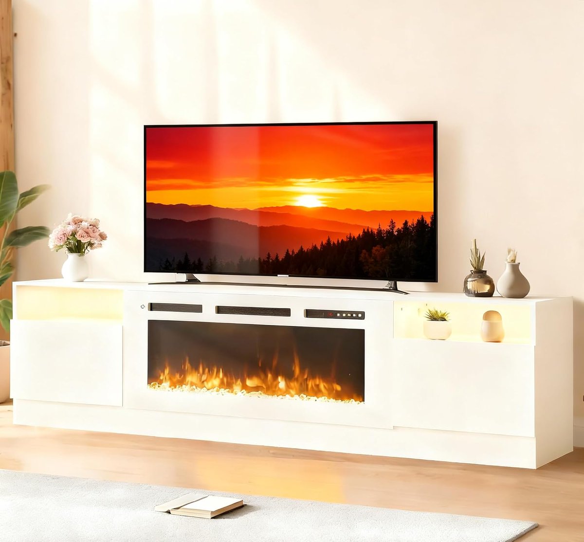 DealsGuys's tweet image. 70" Fireplace TV Stand for TVs Up to 80", LED Light Entertainment Center with 36" Electric Fireplace

🛒 amzn.to/49UJ740

#sale #amazon #deals