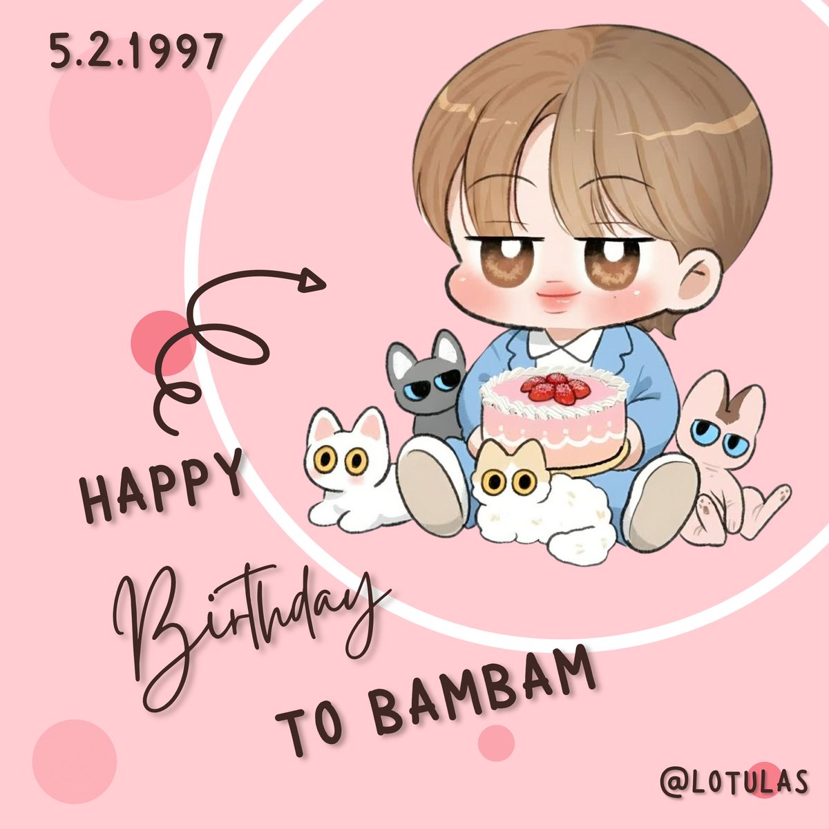 ดันๆ 1M หน่อยค้าบบบบ🎂🎁

รอบนี้ขอสุ่มแจก 5รางวัล 🥰

รี+เมนชั่น+ติดเแท็ก+❤️
#Happy29thBDBamBam