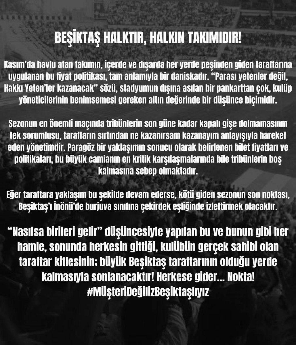 Beşiktaş'ın Çocukları tweet media