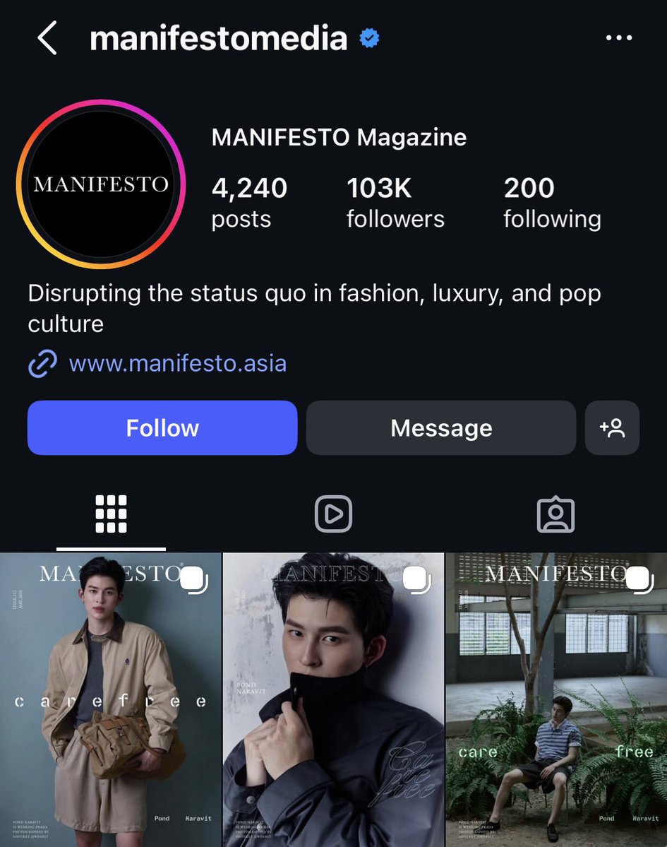 engagement4pond's tweet image. @.manifestomedia Instagram update  

Don’t forget to drop comments for Pond  
And share it to your IG story, tagging @ppnaravit and @Prada  
#ppnaravit #Prada

( Make sure all tagged accounts and hashtags are underlined.)

Comments: prada-pond-comments.lovable.app

#EngagementForPond