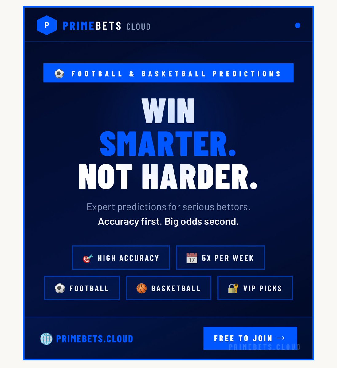 Prime Bets Cloud ⚽️(PrimeBets.Cloud) tweet media