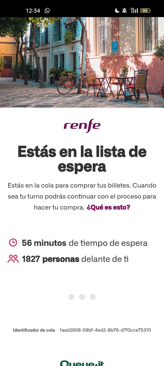 SonsolesB's tweet photo. En qué momento se ha vuelto una competición comprar un billete de tren. ¿Esto es para dar la impresión de que la gente apuesta por Renfe y no por pura necesidad, no? Ayy madre, ni las entradas de Shakira, no me jodas... @Renfe https://t.co/2OgMUUvgbK