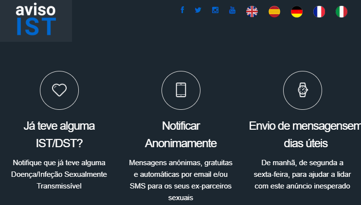 App aviso IST tweet media