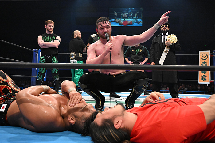 njpw1972's tweet image. カラム「2日後（唐津）に決着をつけよう。カラム＆ジェイクvsツジ＆タカギ。俺達が勝ったらお前らは2度とこの王座に挑戦できない。価値ある試合にしてやる。そして…もしお前らのどちらが王者からピンフォール取ったら『DOMINION』のメイン戦をくれてやる」

全文
njpw.co.jp/tournament/res…

#njDONTAKU