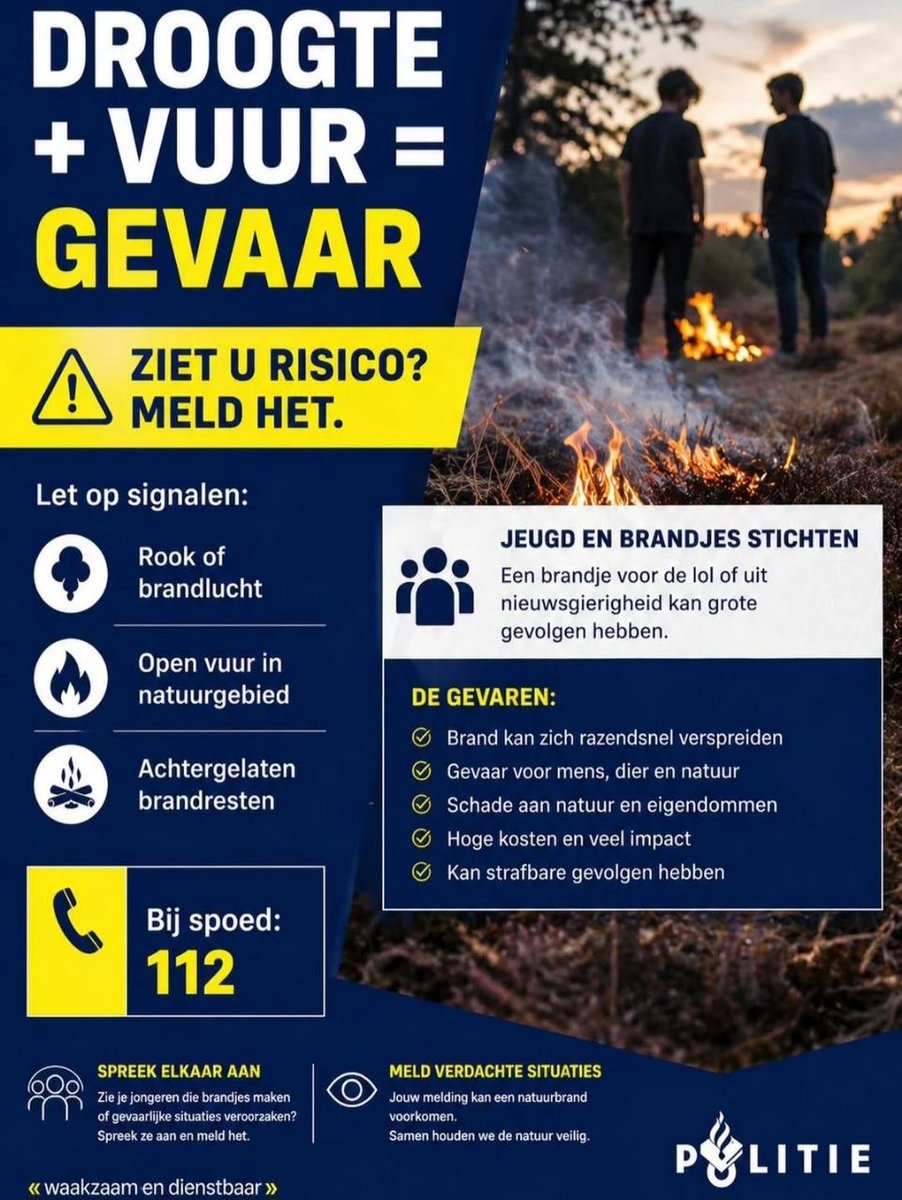 "Ziet u risico? Meld het." 

Doe dat alleen niet bij <a href="/POL_Groningen/">Politie Groningen</a> want zij doen er geen zak mee.