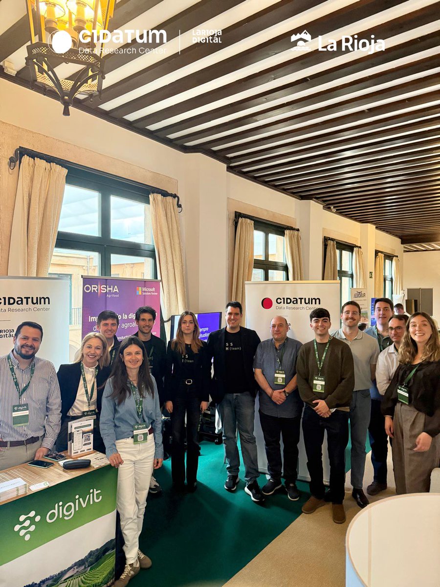 _lariojadigital's tweet image. Cidatum y empresas socias, presentes en #DIGIVIT en Lerma, impulsando innovación y digitalización 🚀

Spectral Geo, Encore Lab, SSHTEAM, Panoimagen, JIG y Orisha, juntos fortaleciendo el ecosistema tecnológico.

#Innovación #TransformaciónDigital