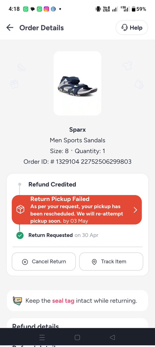 Dr_Nitin_Rathod's tweet image. @MyntraSupport I had a return pickup scheduled for yesterday but the delivery guy didn't come and marked it as pickup unsuccessful. Today also when I tried calling him he declined call and switched off his mobile. Why ? What's this behaviour ?? #Myntra #Ekart #Fraud