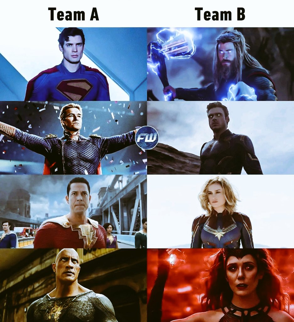 Don't over think it... Just pick a side 👇