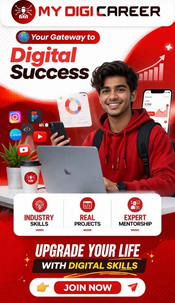 mydigi_career01's tweet image. From learning to earning starts here 💰
Learning without results feels incomplete.
That’s why My Digi Career focuses on:

💡 Practical learning
💻 Real-world application
💰 Step-by-step earning

#LearnAndEarn #OnlineCareer #DigitalJourney #MyDigiCareer