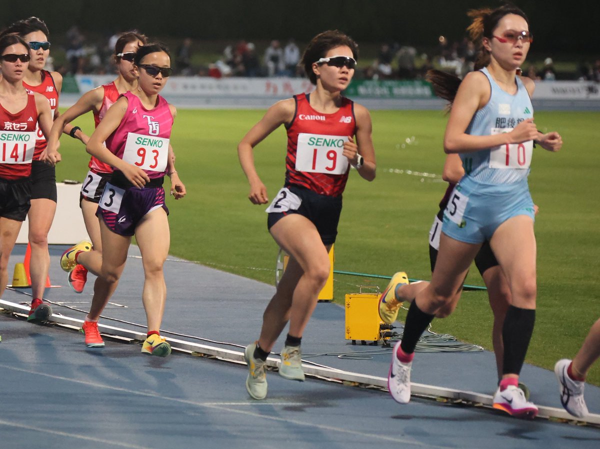 Canon_ACK's tweet photo. 🏃‍♀️レース結果🏃‍♀️
【速報値】
5/4(月)
#第36回ゴールデンゲームズinのべおか
女子5000m
D組
#青栁朋花　17分39秒44
B組
#水谷陽菜　16分18秒80
#藤川遥　16分51秒02

応援ありがとうございました！

#Canon
#キヤノン
#陸上 https://t.co/BReY092jEd