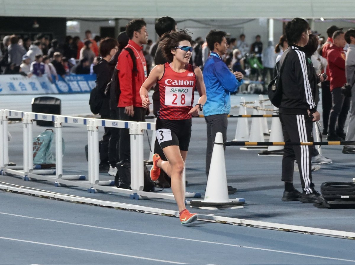 Canon_ACK's tweet photo. 🏃‍♀️レース結果🏃‍♀️
【速報値】
5/4(月)
#第36回ゴールデンゲームズinのべおか
女子5000m
D組
#青栁朋花　17分39秒44
B組
#水谷陽菜　16分18秒80
#藤川遥　16分51秒02

応援ありがとうございました！

#Canon
#キヤノン
#陸上 https://t.co/BReY092jEd