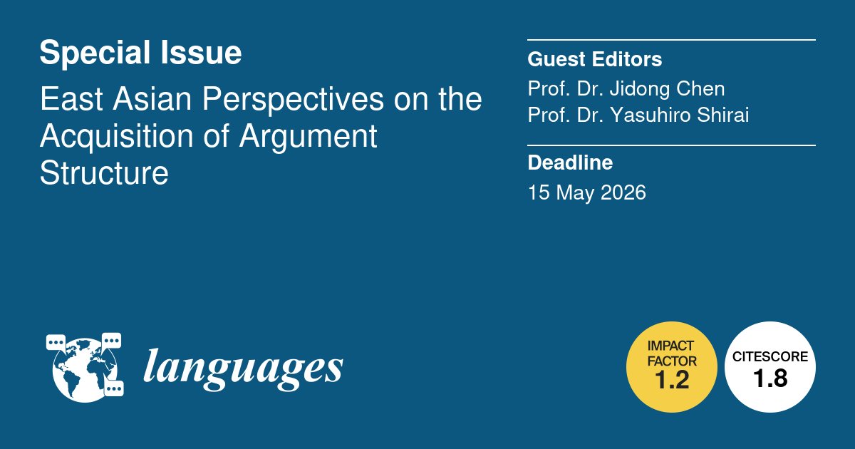 Languages MDPI tweet media