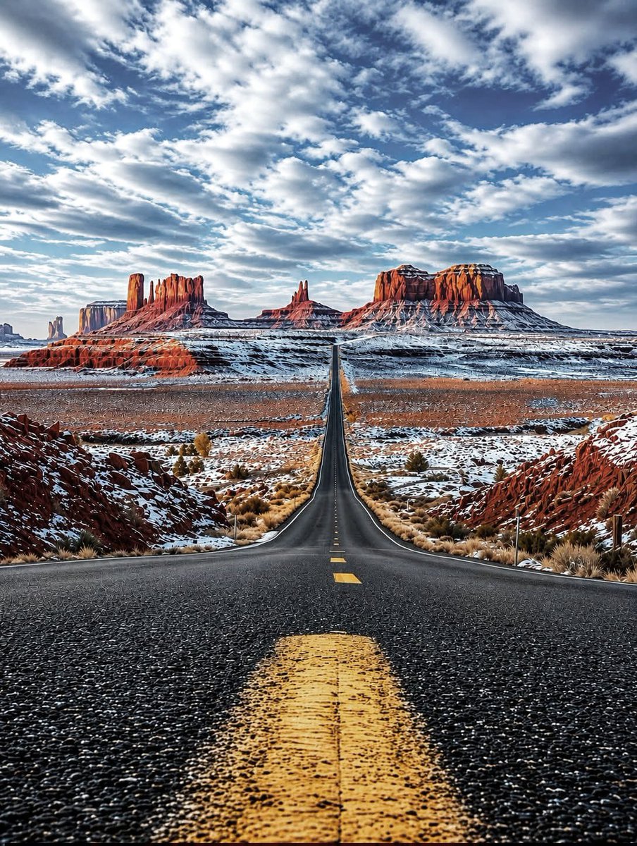 nature_c2ngn's tweet photo. The ultimate open-road therapy in the American Southwest.🌵🏜️Route 163 Through Monument Valley in Arizona 😲😍 https://t.co/LLyrnva53j