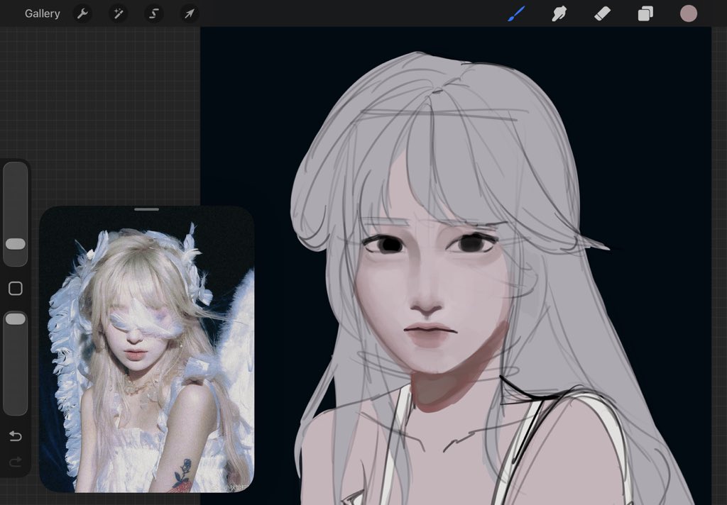 pompuriiya's tweet photo. tradition (that i forgot) of redrawing this portrait every year https://t.co/w74AfGiunw