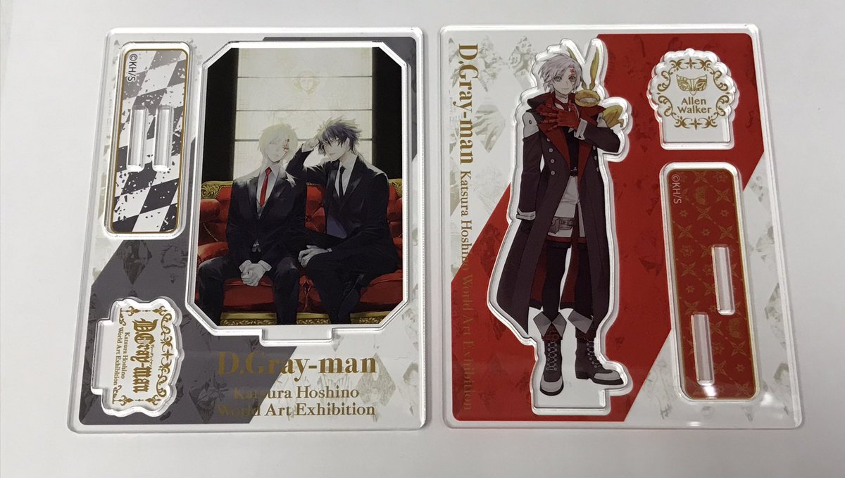 D.Gray-manから 原画展 アクリルスタンド アレン・ウォーカー ネア・D