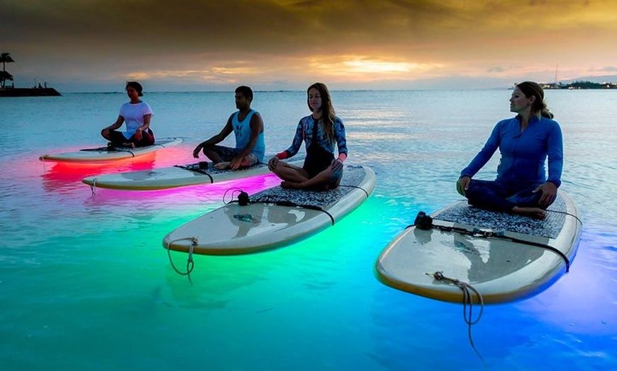 NOT_CFJ's tweet image. SUP Yoga Oahu:
yogafloats.com
When we get onto the water, we will incorporate a mindful flow in modified sun salutations and work on various standing poses while learning how to adjust our yoga practice to the water.

808.585.1917 @YogaFloats  #Hawaii🤙