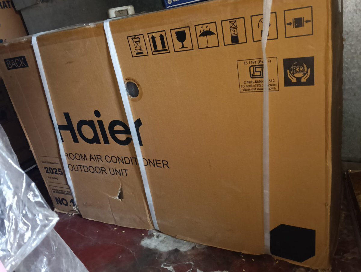 mishravipin7895's tweet image. Poor service experience with Haier India. Technician misbehaved, made insulting remarks about my AC purchase, and tried overcharging (₹1100 stand, ₹350 extra labour despite ₹1414 installation). This is unacceptable.
@IndiaHaier @jagograhakjago @DoC_GoI #CustomerRights #service
