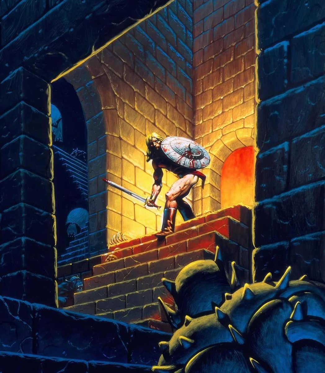St1ka's tweet image. Still one of the greatest artist interpretations of what a dungeon crawler should feel like