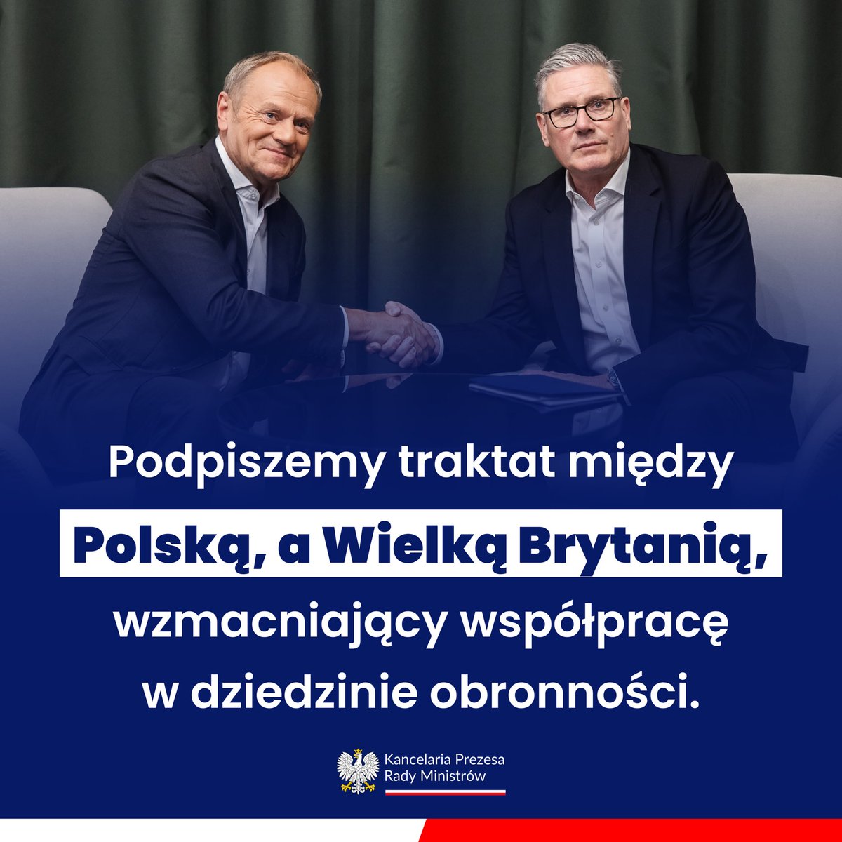 PremierRP's tweet image. 🗓️ Już 27 maja 2026 r. zostanie podpisany traktat między Polską, a Wielką Brytanią, który ma na celu wzmocnienie naszej współpracy w dziedzinie obronności🛡️

#RobimyNieGadamy