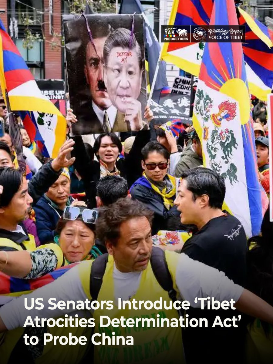 BodpaW's tweet photo. A powerful step from Washington is bringing long ignored truths into the spotlight as US senators introduce a bill to determine whether China’s actions in Tibet amount to genocide or crimes against humanity. 

From torture and forced displacement to child separation and the erasure of language, faith, and identity, the scale of suffering can no longer be dismissed. 
Introduced on Martyrs’ Day, it honors those who gave their lives for Tibet and demands global accountability. The world must face this reality and act.

#FreeTibet #Tibet #HumanRights #Genocide #StandWithTibet #JusticeForTibet #EndRepression #Accountability #TibetMatters #GlobalJustice