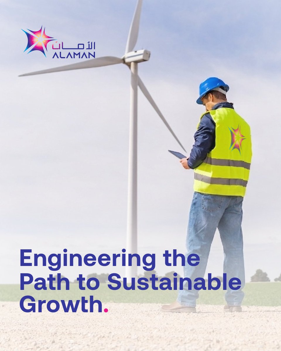 alamansaudi's tweet image. At Al Aman Company, we drive sustainable growth and set standards for operational excellence across the Kingdom’s energy and infrastructure sectors.

Partner with us +966 12 667 4238.

#AlAmanmodernenergy #industrialmanufacturing #EngineeringExcellence #Infrastructure