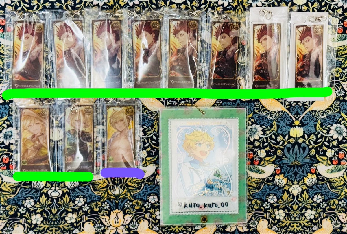 0 【交換】グラブル 編成アクリルチャーム 編成チャーム 編チャ フェス