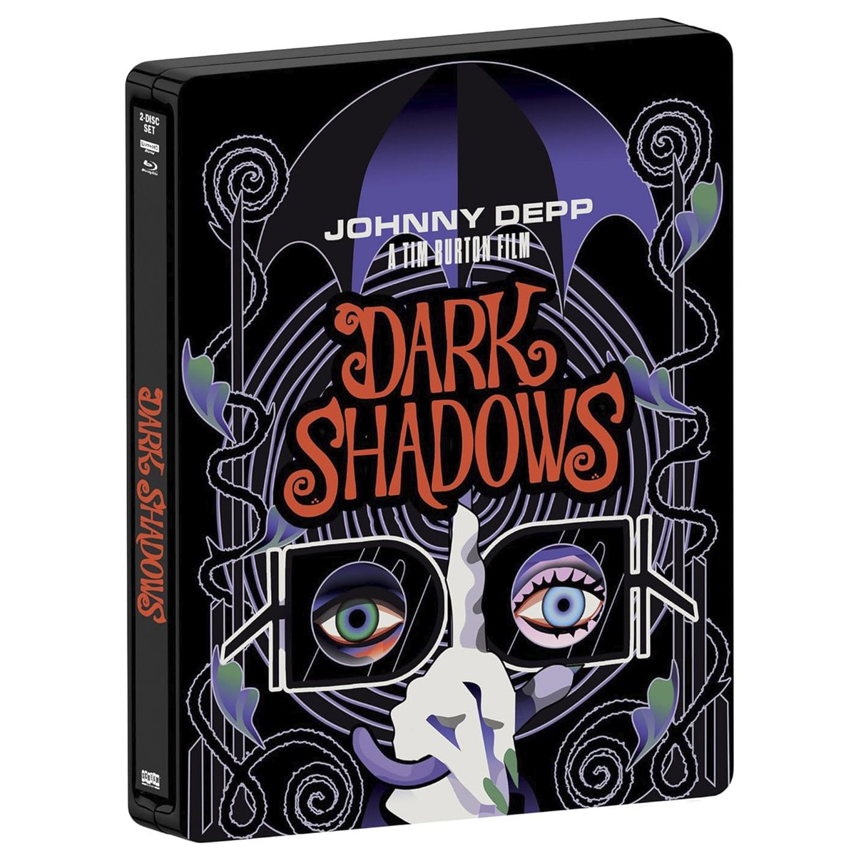 Мрачные тени (2012) (Dark Shadows) (4K UHD + Blu-ray) Steelbook