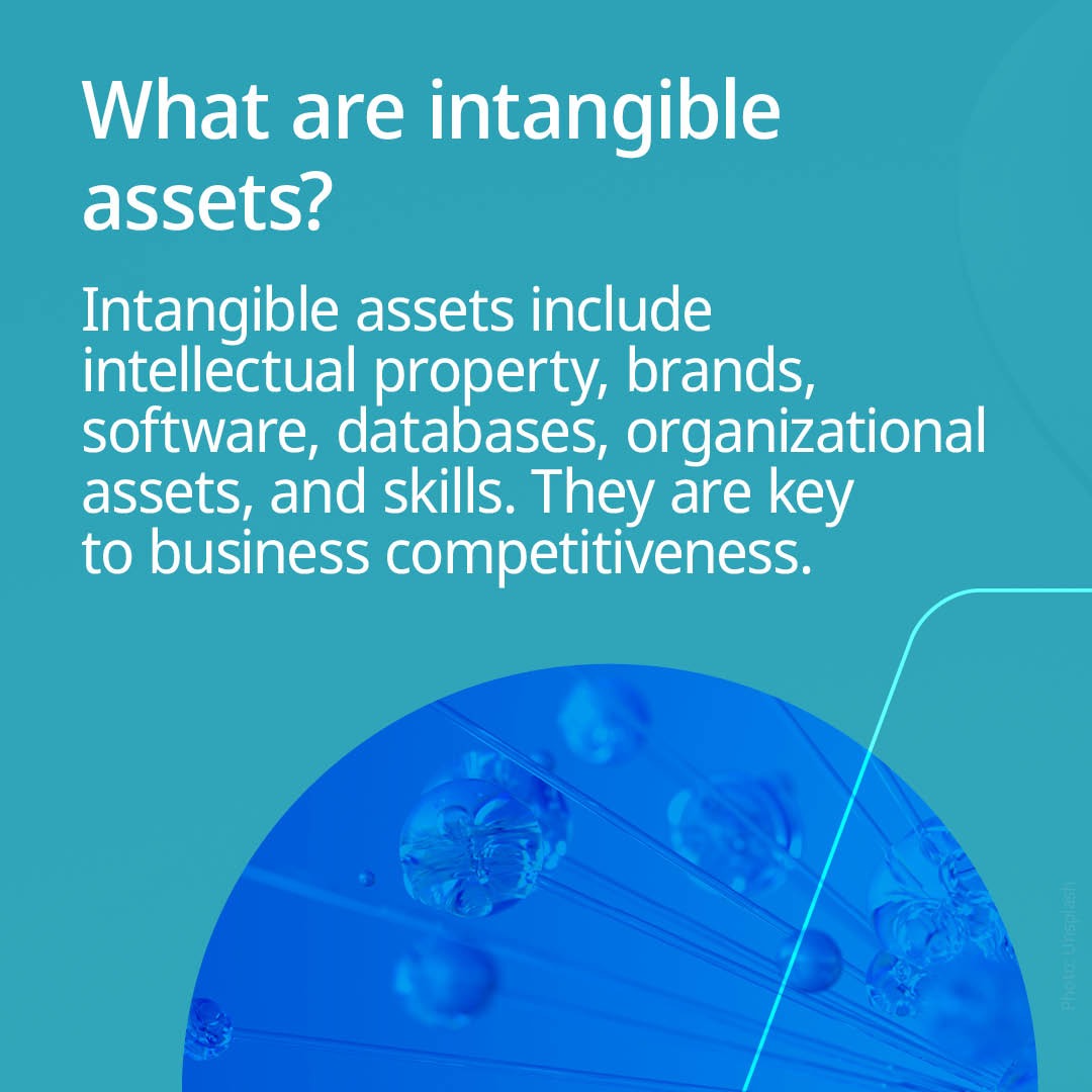 WIPO's tweet photo. The value of corporate intangible assets continues to grow 📈

At nearly USD 100 trillion, non-physical assets – including intellectual property, know-how, software, and data – are increasingly driving business growth worldwide.