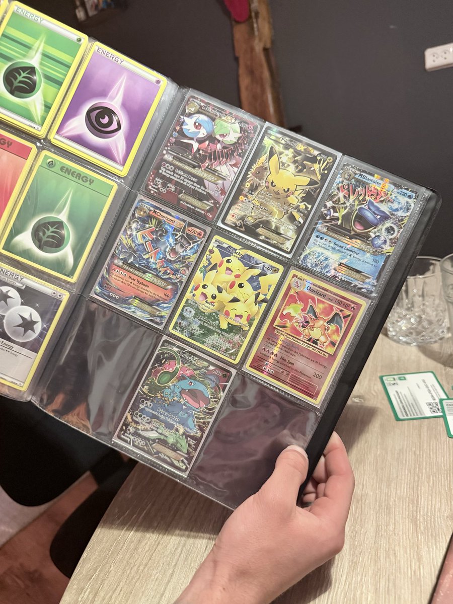 OfficialDragy's tweet photo. Found my old Pokémon cards from 10+ years ago decided to look them up not thinking anything special until I saw the price lol https://t.co/n24kGQA1lZ